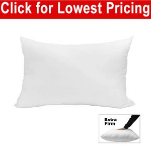 Premium Bed Pillow 20" x 26" Standard Size (Extra Firm)