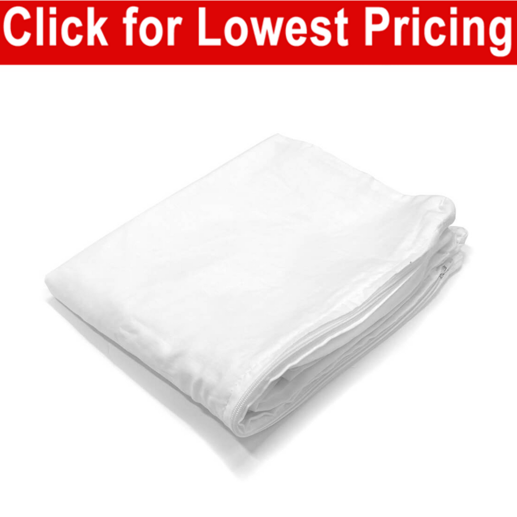 White Pillow Protectors - Queen Size