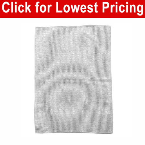 Blank White Sublimation Waffle Tea Towel