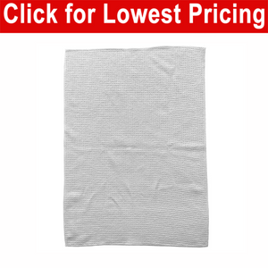 Blank White Sublimation Waffle Tea Towel