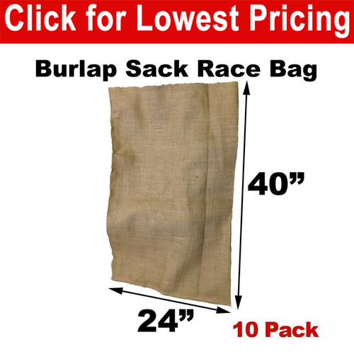 Burlap Bags for Sack Races - 24