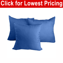 Load image into Gallery viewer, Decorative Pillow Form 12&quot; x 12&quot; (Polyester Fill) - Dark Royal Premium Cover