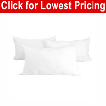 Load image into Gallery viewer, Decorative Pillow Form 12&quot; x 24&quot; (Polyester Fill) - White Premium Cover