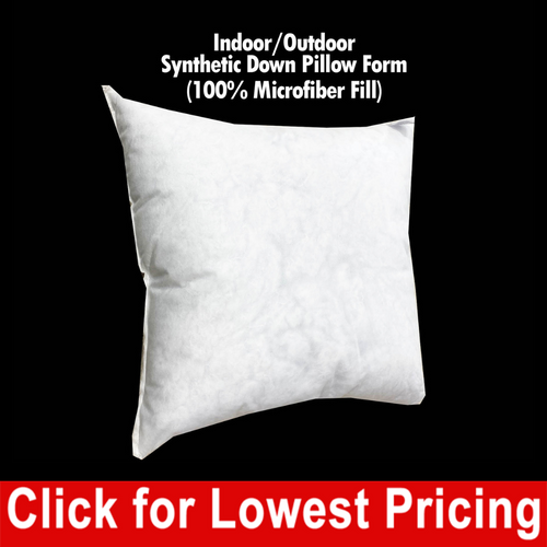 Indoor/Outdoor Synthetic Down Pillow Form 22