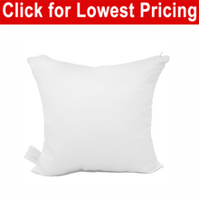 Load image into Gallery viewer, Microfiber Zippered Pillow Cover - 18&quot; x 18&quot; for printing