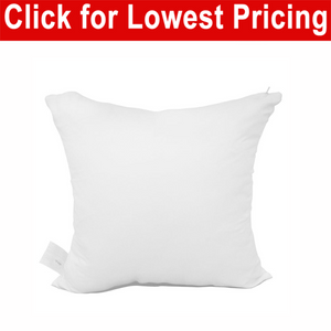 Microfiber Zippered Pillow Cover - 18" x 18" for printing