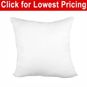 Pillow Form 16" x 16" (Polyester Fill) - Premium Fabric Cover