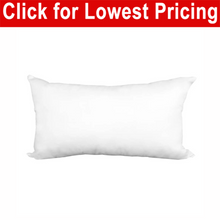 Load image into Gallery viewer, Pillow Form 12&quot; x 24&quot; (Polyester Fill) - Premium Fabric Cover