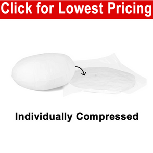 Round Pillow Form 24" Round (Polyester Fill) (Individually Bagged & Compressed)