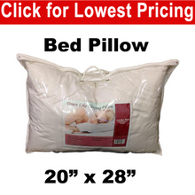 Load image into Gallery viewer, Pillow Form 20&quot; x 28&quot; - Bed Pillow Extra Fill 1000 g [Ready for Shelf] (Synthetic Down Alternative)