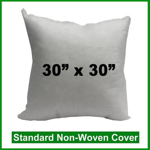 Pillow Form 30" x 30" (Polyester Fill) (Individually Bagged & Compressed)
