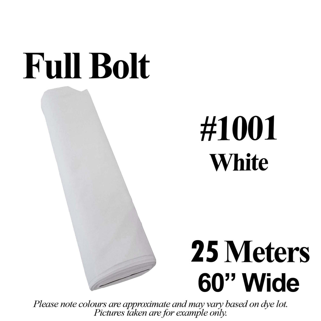 #1001 White Broadcloth (60