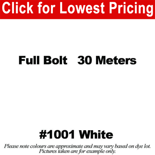 #1001 White Broadcloth Full Bolt (45