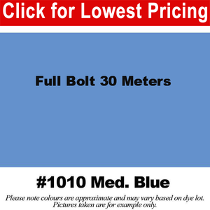 #1010 Medium Blue Broadcloth Full Bolt (45" x 30 Meters)