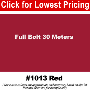 #1013 Red Broadcloth Full Bolt (45" x 30 Meter bolt)