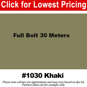 #1030 Khaki Broadcloth Full Bolt (45" x 30 Meters)