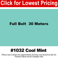 Load image into Gallery viewer, #1032 Cool Mint Broadcloth Full Bolt (45&quot; x 30 Meters)