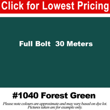 Load image into Gallery viewer, #1040 Forest Green Broadcloth Full Bolt (45&quot; x 30 Meters)