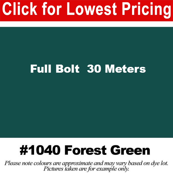 #1040 Forest Green Broadcloth Full Bolt (45