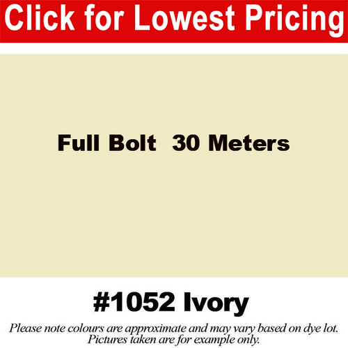 #1052 Ivory Broadcloth Full Bolt (45