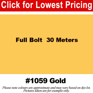 #1059 Gold Broadcloth Full Bolt (45" x 30 Meters)