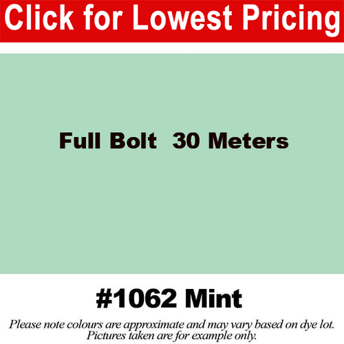 #1062 Mint Broadcloth Full Bolt (45