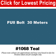 Load image into Gallery viewer, #1068 Teal Broadcloth Full Bolt (45&quot; x 30 Meters)