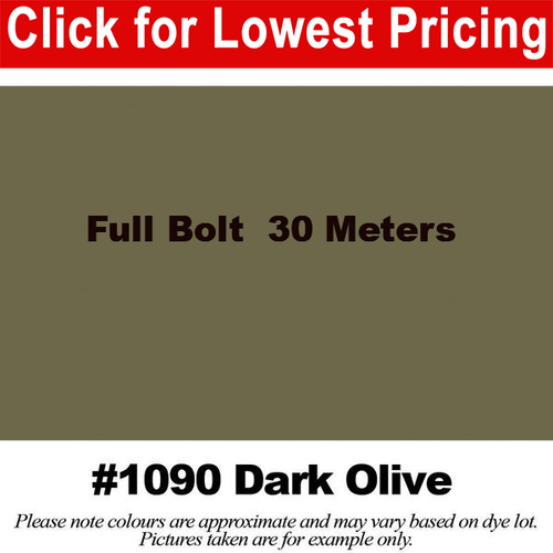 #1090 Dark Olive Broadcloth Full Bolt (45