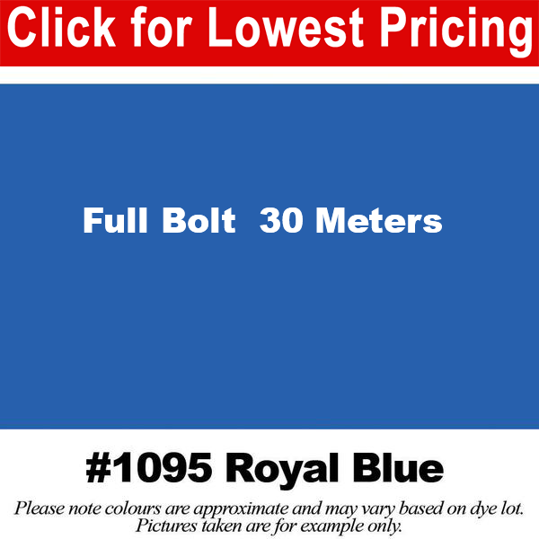 #1095 Royal Blue Broadcloth Full Bolt (45