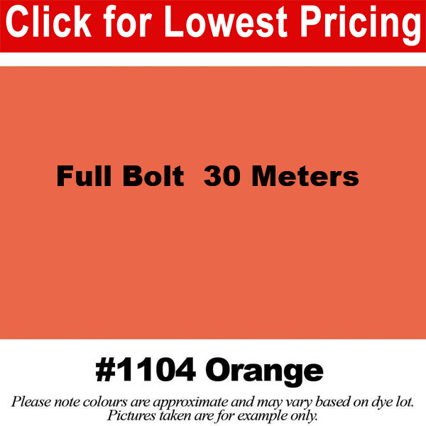 #1104 Orange Broadcloth Full Bolt (45