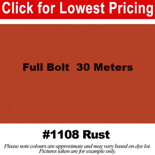 #1187 Rust Broadcloth Full Bolt (45