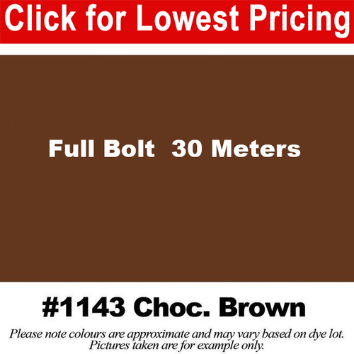 #1143 Chocolate Brown Broadcloth Full Bolt (45