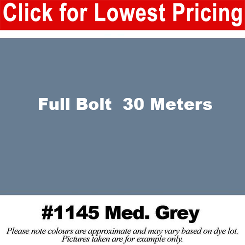 #1145 Medium Grey Broadcloth Full Bolt (45