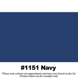 #1151 Navy Broadcloth Full Bolt (45" x 30 Meters)