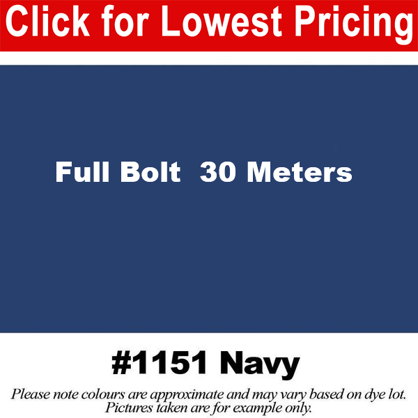 #1151 Navy Broadcloth Full Bolt (45