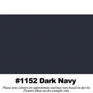 #1152 Dark Navy Broadcloth Full Bolt (45" x 30 Meters)