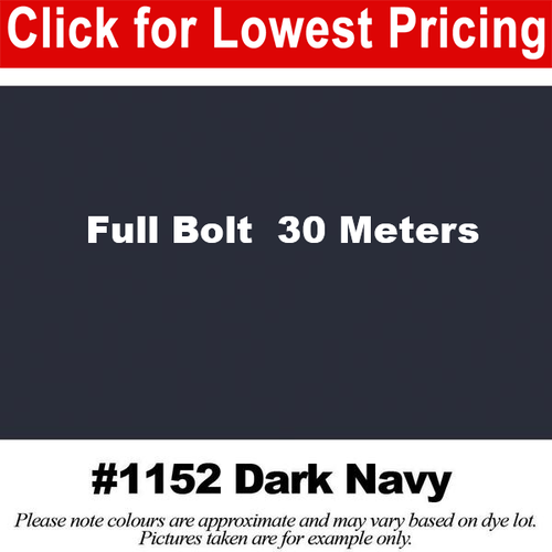 #1152 Dark Navy Broadcloth Full Bolt (45
