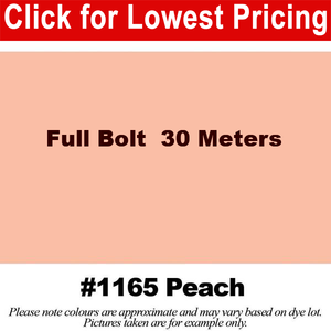 #1165 Peach Broadcloth Full Bolt (45" x 30 Meters)