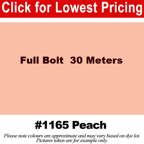 #1165 Peach Broadcloth Full Bolt (45