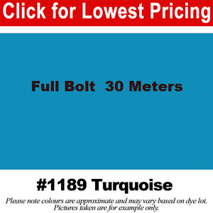 #1189 Turquoise Broadcloth Full Bolt (45" x 30 Meters)