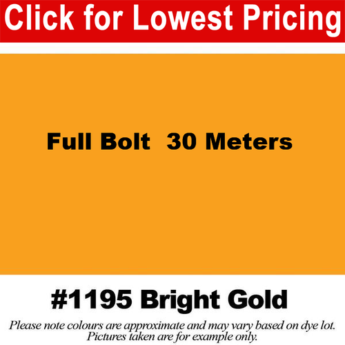 #1195 Bright Gold Broadcloth Full Bolt (45