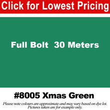 Load image into Gallery viewer, #8005 Xmas Green Broadcloth Full Bolt (45&quot; x 30 Meters)