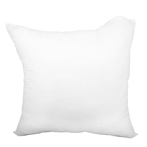 Adjustable Pillow Form 18" x 18" (Polyester Fill) - Premium Fabric Cover