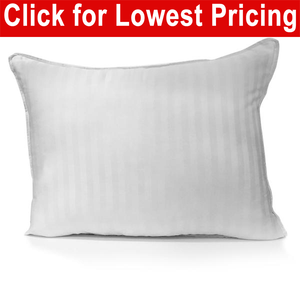 Bed Pillow 20" x 30" Queen Size Damask Shell