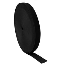 Load image into Gallery viewer, 1&quot; Black Elastic Roll (50 Meters)