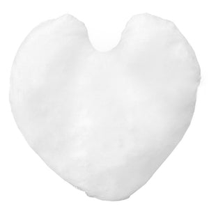 Microfiber Pillow Shell / Cover - 18" Heart Shaped for printing and sublimation + 1 LB Stuffing