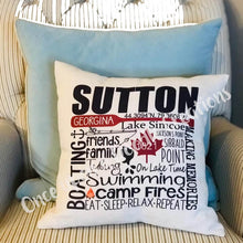 Load image into Gallery viewer, Blank Sublimation Linen-Look Pillow Cover - 18” x 18” with zipper