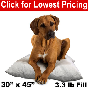 Dog Bed , Pet Bed Insert - 30" x 45"  (3.3lbs)