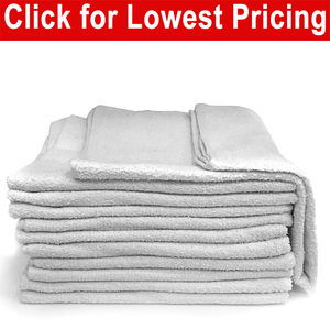Dz. White Bath Towels 22" x 44" - 6 lbs/dz - Nusso.com