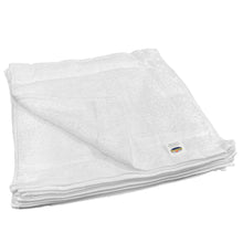 Load image into Gallery viewer, Dz. White Face Cloths Face Towels 12&quot; x 12&quot; - 1 lb/dz